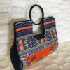 Orange Authentic Dashiki Hard Body Hand Bag