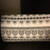 Black White African Ankara Clutch Purse Plus Chain Handle