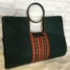 Red Green Authentic Dashiki Large Hard Body Hand Bag