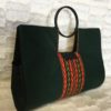Red Green Authentic Dashiki Large Hard Body Hand Bag - Image 5
