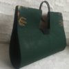 Large Green Authentic Dashiki Hard Body Hand Bag - Another Look