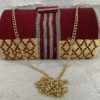 Genuine kente cloth clutch purse