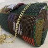 Genuine kente cloth clutch purse