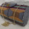 Genuine kente cloth clutch purse