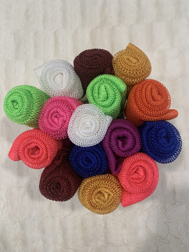 African Exfoliating Wide Width Net Sponge