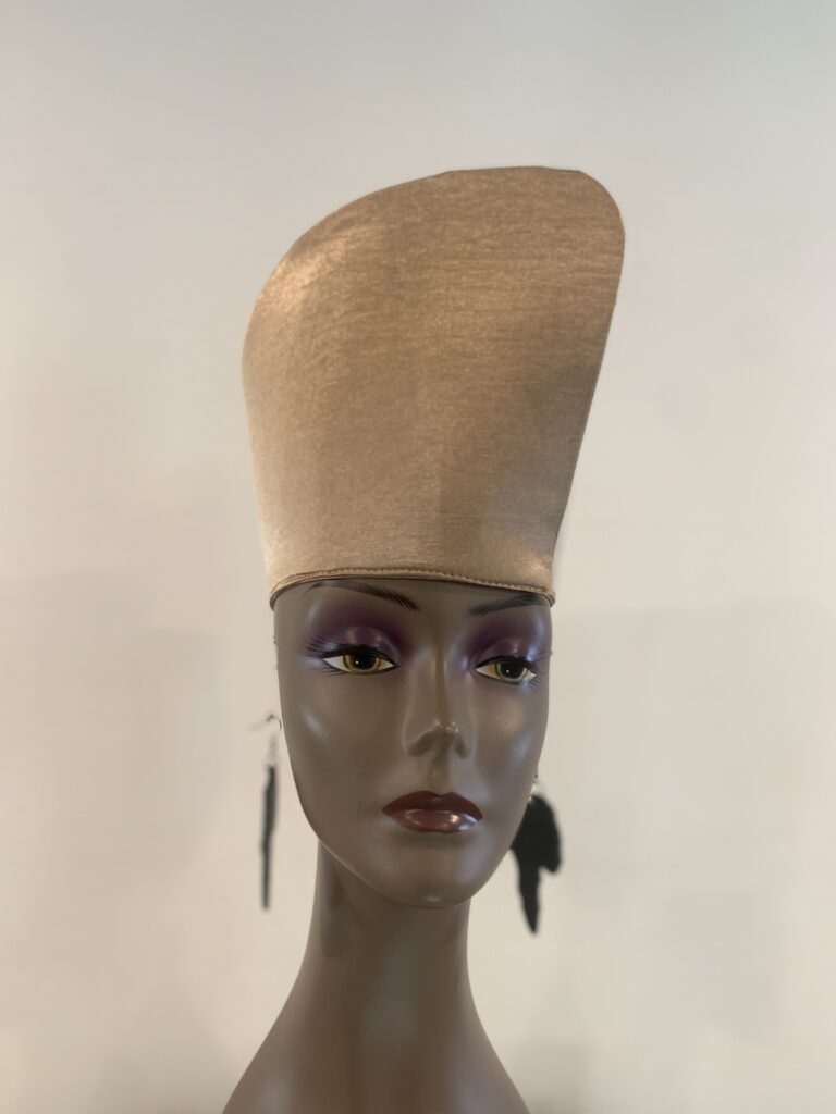 Gold Satin African Crown Head Dress